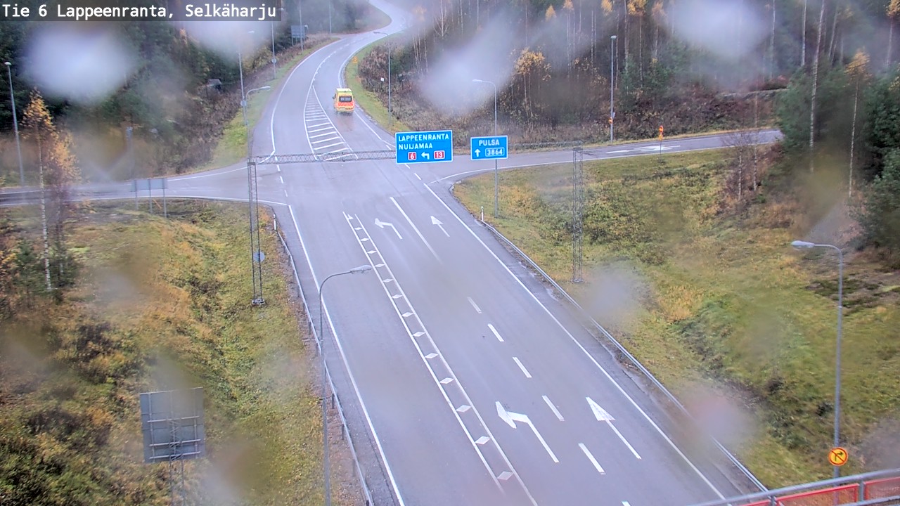 Weather Camera Image Road 6 Lappeenranta, Selkäharju, Lappeenranta, Etelä-Karjala