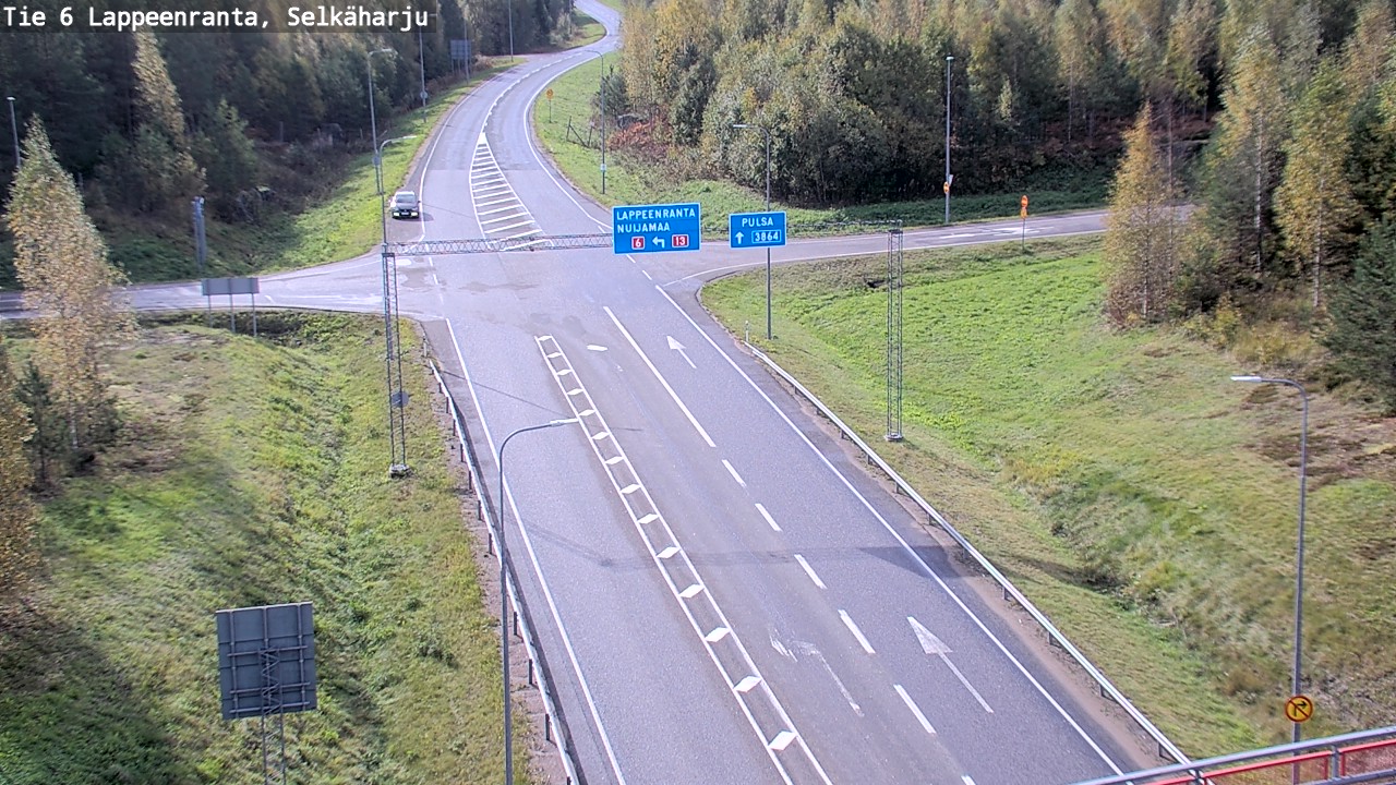 Weather Camera Image Road 6 Lappeenranta, Selkäharju, Lappeenranta, Etelä-Karjala