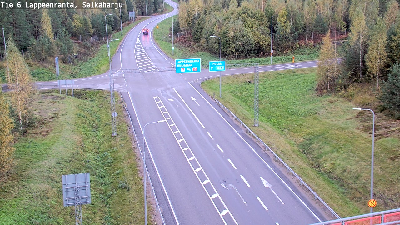 Weather Camera Image Road 6 Lappeenranta, Selkäharju, Lappeenranta, Etelä-Karjala