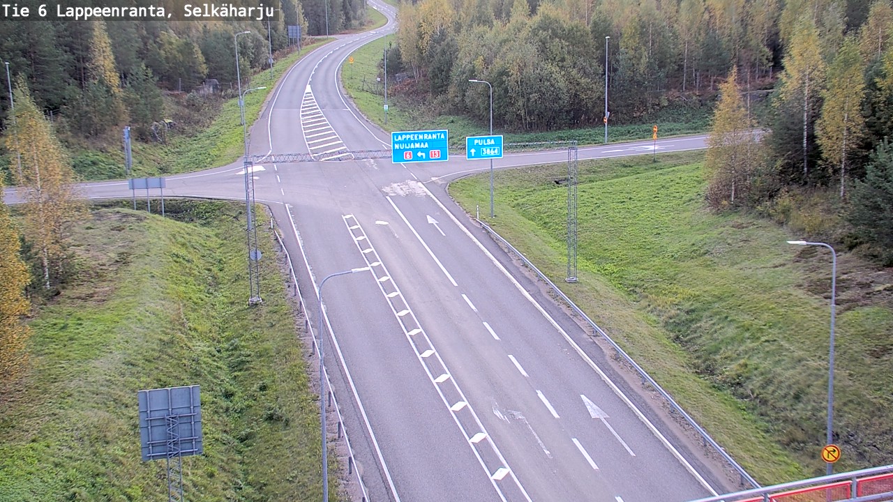 Weather Camera Image Road 6 Lappeenranta, Selkäharju, Lappeenranta, Etelä-Karjala