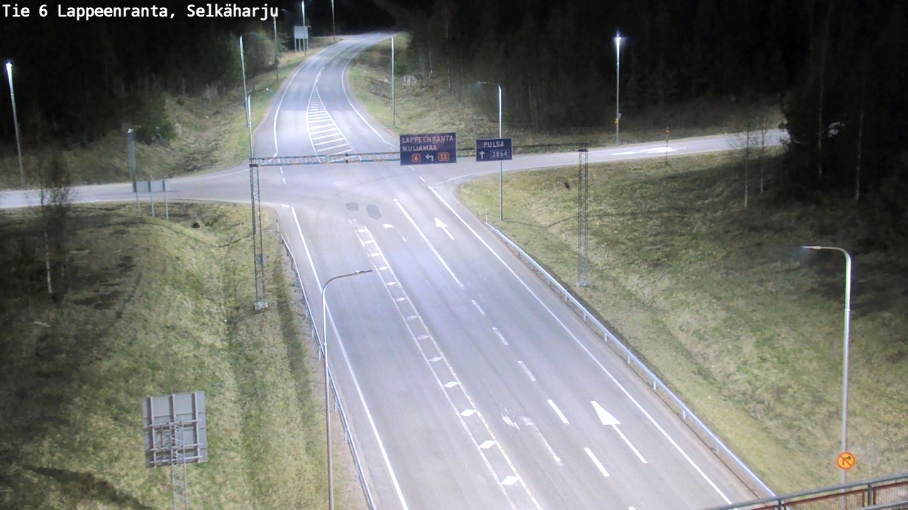 Weather Camera Image Road 6 Lappeenranta, Selkäharju, Lappeenranta, Etelä-Karjala