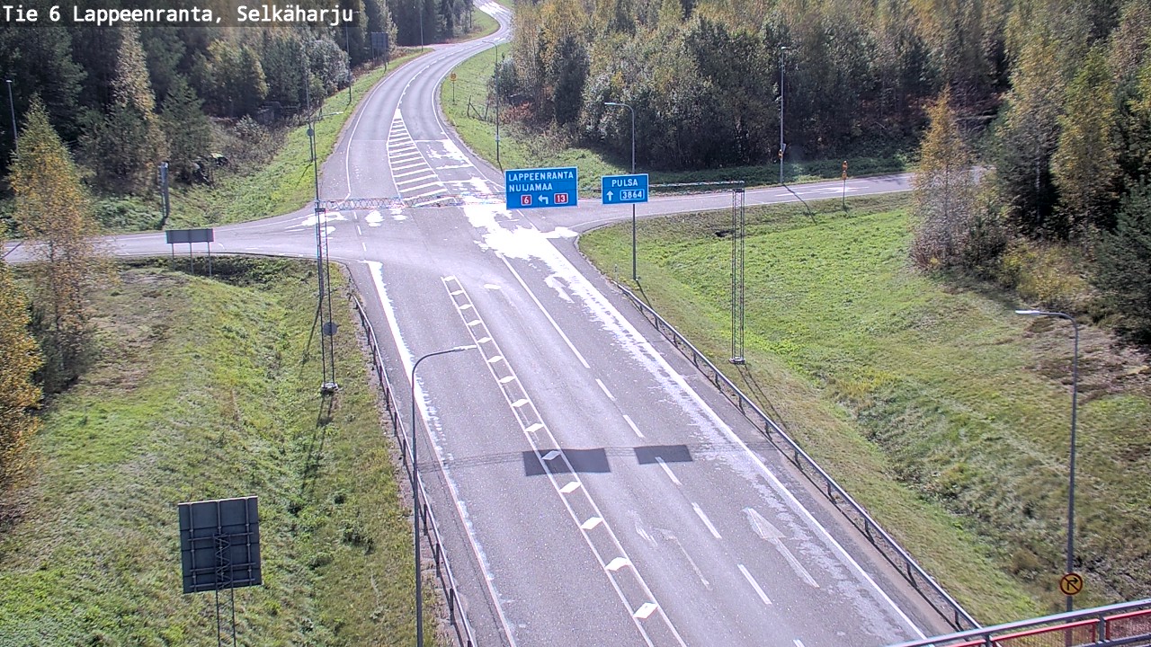 Weather Camera Image Road 6 Lappeenranta, Selkäharju, Lappeenranta, Etelä-Karjala