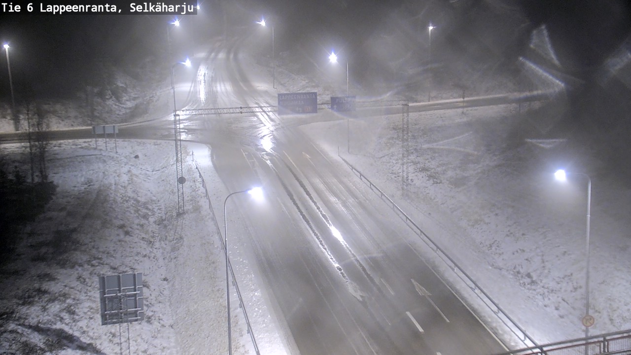 Weather Camera Image Road 6 Lappeenranta, Selkäharju, Lappeenranta, Etelä-Karjala