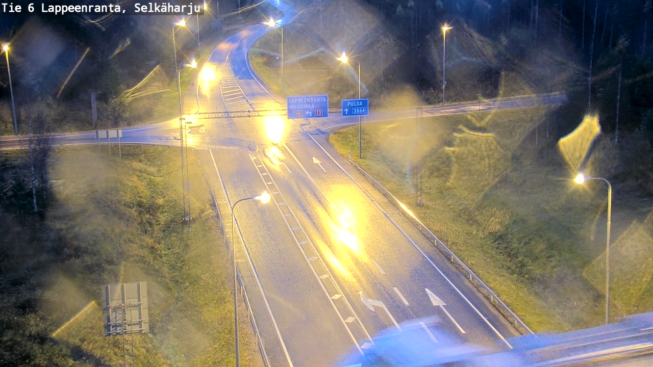 Weather Camera Image Road 6 Lappeenranta, Selkäharju, Lappeenranta, Etelä-Karjala