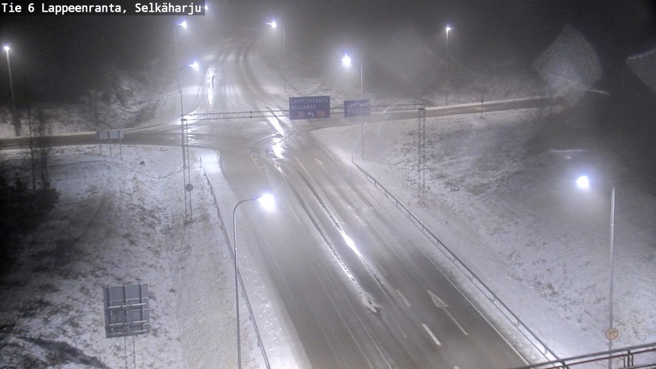 Weather Camera Image Road 6 Lappeenranta, Selkäharju, Lappeenranta, Etelä-Karjala