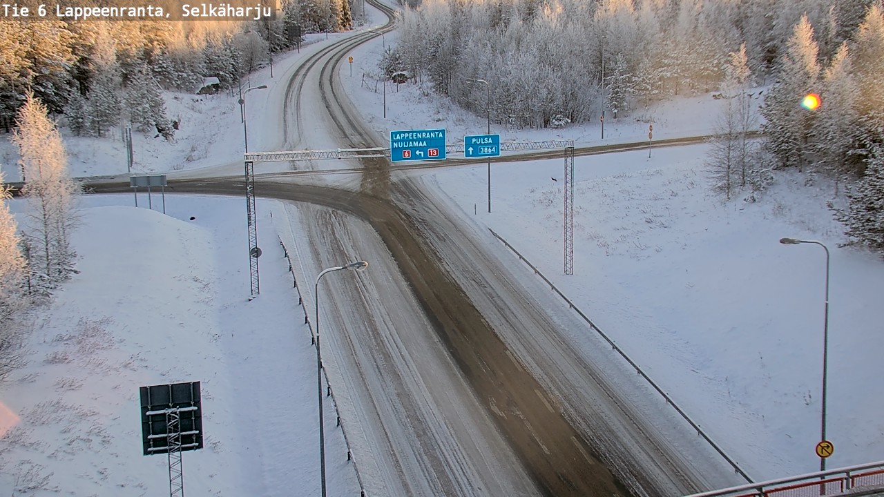 Weather Camera Image Road 6 Lappeenranta, Selkäharju, Lappeenranta, Etelä-Karjala