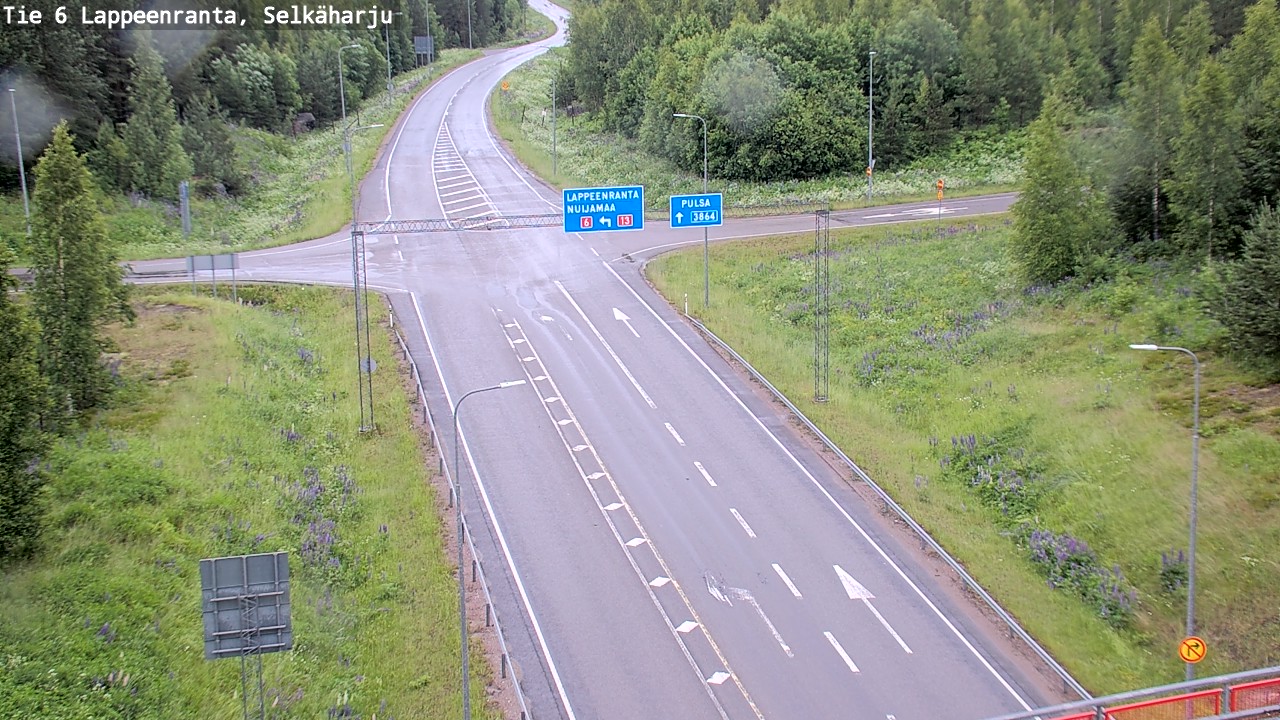 Weather Camera Image Road 6 Lappeenranta, Selkäharju, Lappeenranta, Etelä-Karjala