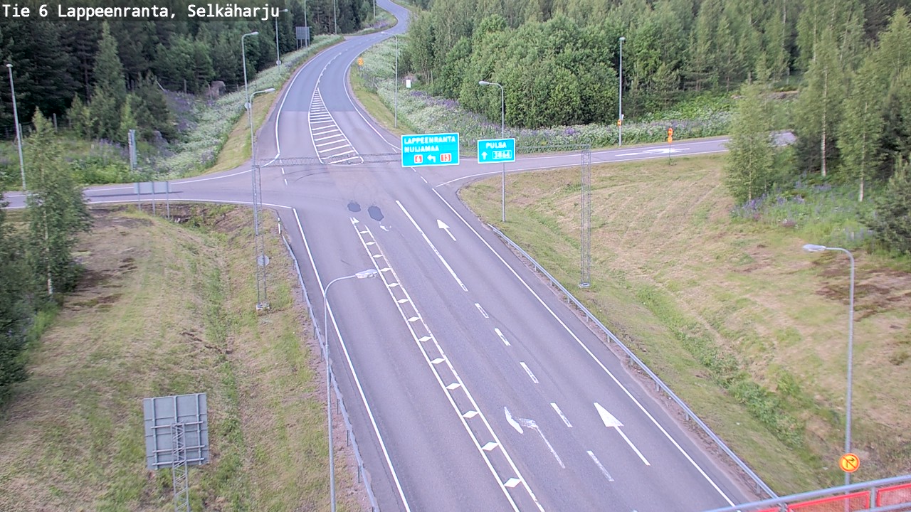 Weather Camera Image Road 6 Lappeenranta, Selkäharju, Lappeenranta, Etelä-Karjala