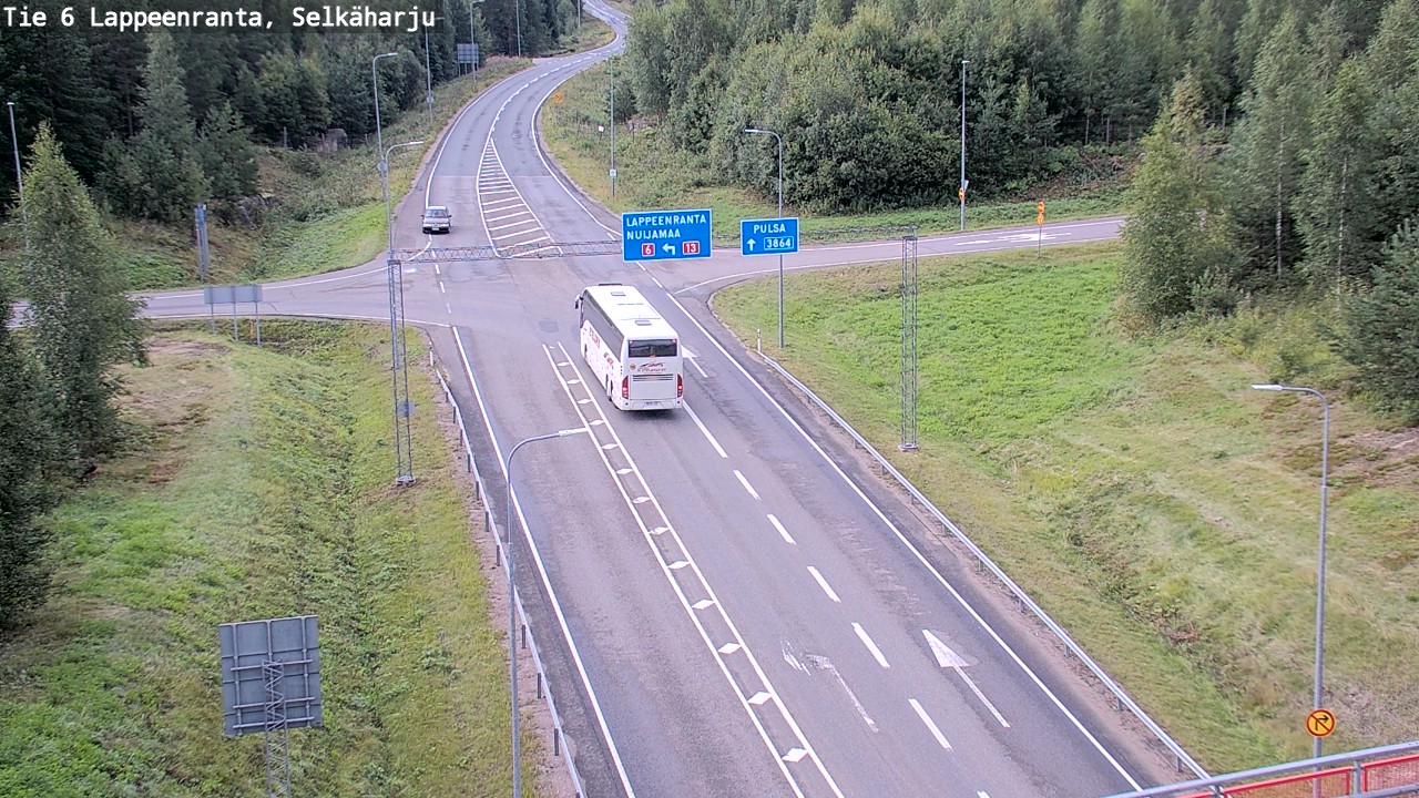 Weather Camera Image Road 6 Lappeenranta, Selkäharju, Lappeenranta, Etelä-Karjala