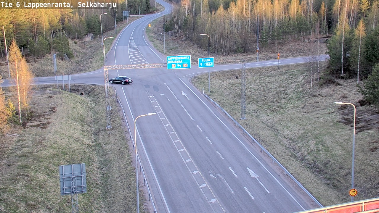 Weather Camera Image Road 6 Lappeenranta, Selkäharju, Lappeenranta, Etelä-Karjala