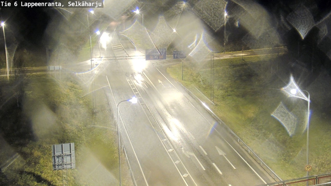 Weather Camera Image Road 6 Lappeenranta, Selkäharju, Lappeenranta, Etelä-Karjala