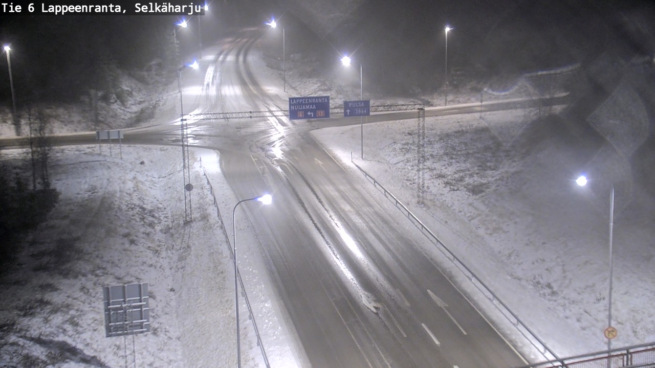 Weather Camera Image Road 6 Lappeenranta, Selkäharju, Lappeenranta, Etelä-Karjala