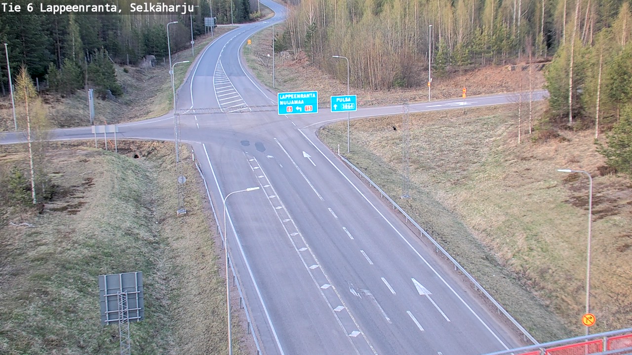 Weather Camera Image Road 6 Lappeenranta, Selkäharju, Lappeenranta, Etelä-Karjala