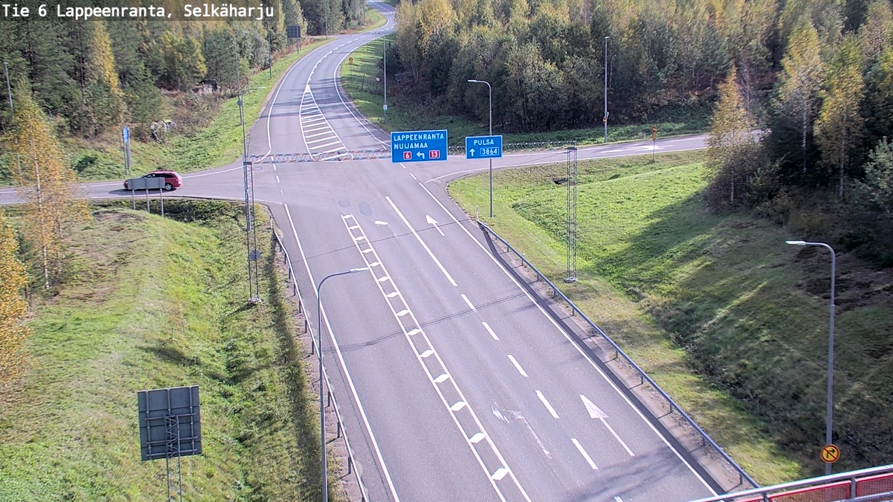 Weather Camera Image Road 6 Lappeenranta, Selkäharju, Lappeenranta, Etelä-Karjala