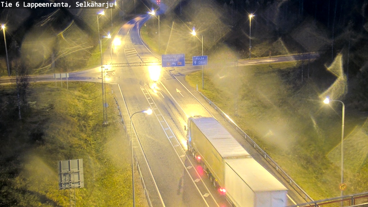 Weather Camera Image Road 6 Lappeenranta, Selkäharju, Lappeenranta, Etelä-Karjala