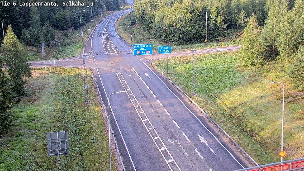 Weather Camera Image Road 6 Lappeenranta, Selkäharju, Lappeenranta, Etelä-Karjala