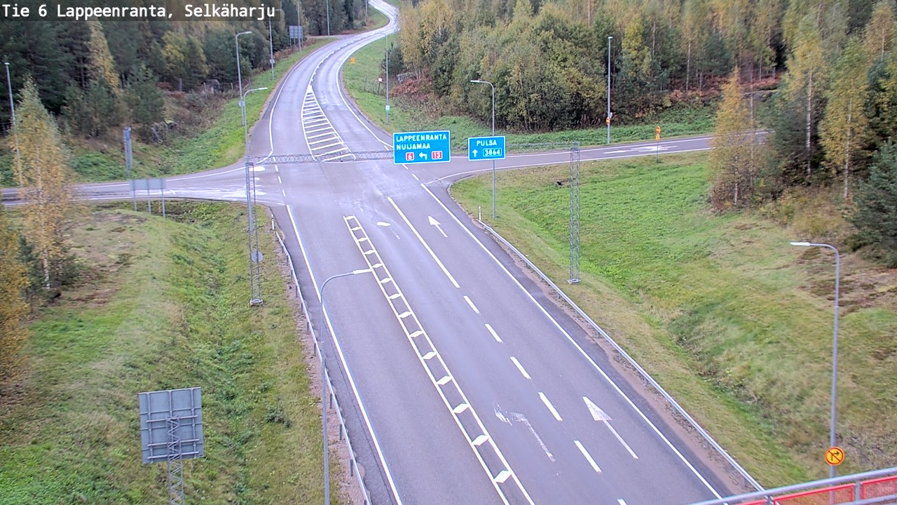 Weather Camera Image Road 6 Lappeenranta, Selkäharju, Lappeenranta, Etelä-Karjala