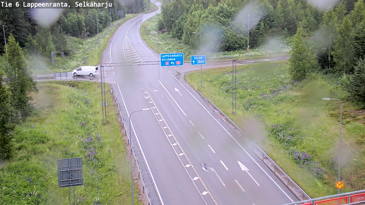 Weather Camera Image Road 6 Lappeenranta, Selkäharju, Lappeenranta, Etelä-Karjala