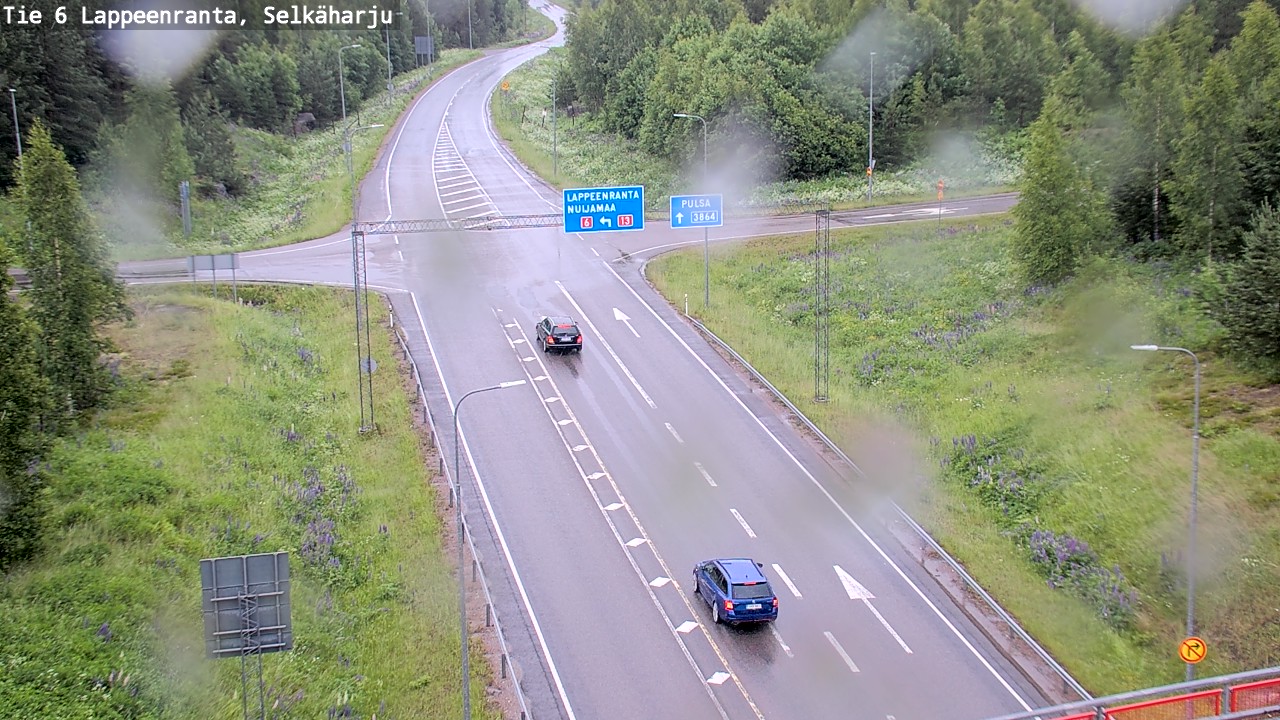 Weather Camera Image Road 6 Lappeenranta, Selkäharju, Lappeenranta, Etelä-Karjala