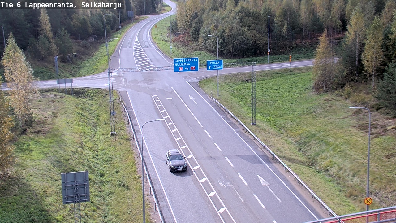 Weather Camera Image Road 6 Lappeenranta, Selkäharju, Lappeenranta, Etelä-Karjala