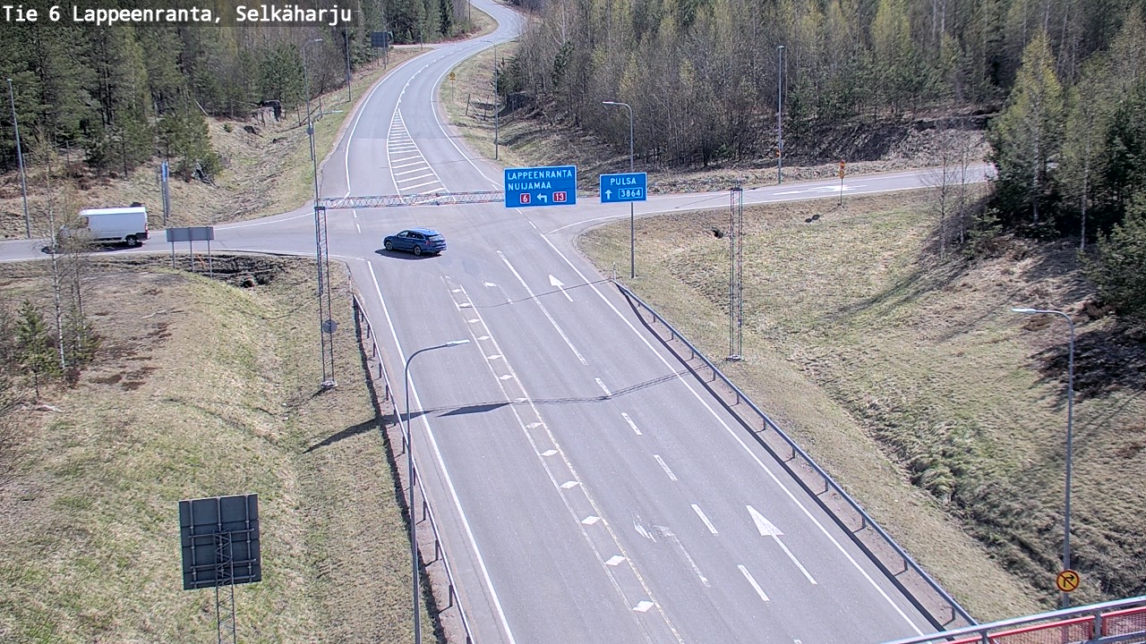 Weather Camera Image Road 6 Lappeenranta, Selkäharju, Lappeenranta, Etelä-Karjala