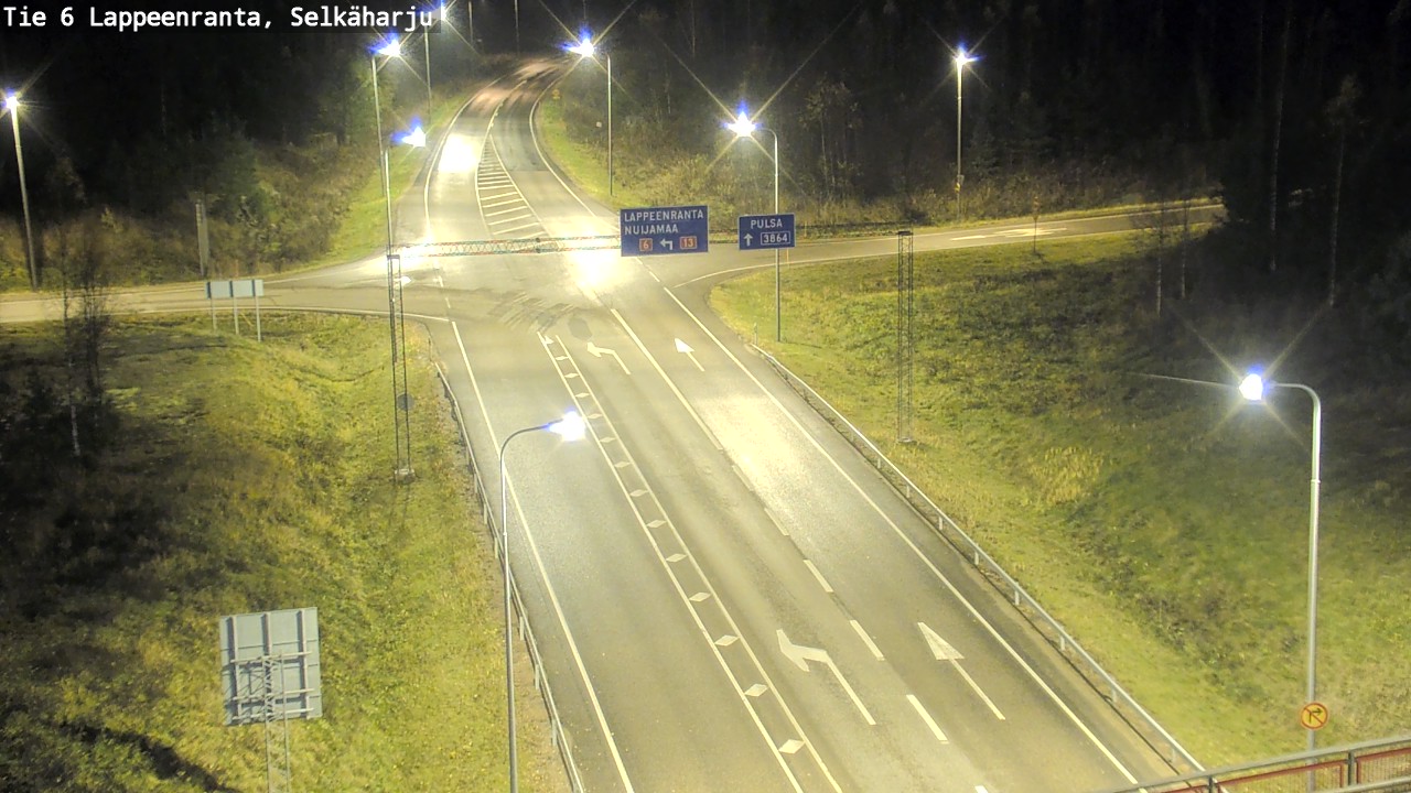 Weather Camera Image Väg 6 Villmanstrand, Selkäharju, Lappeenranta, Etelä-Karjala
