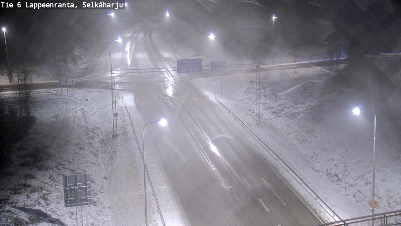 Weather Camera Image Road 6 Lappeenranta, Selkäharju, Lappeenranta, Etelä-Karjala