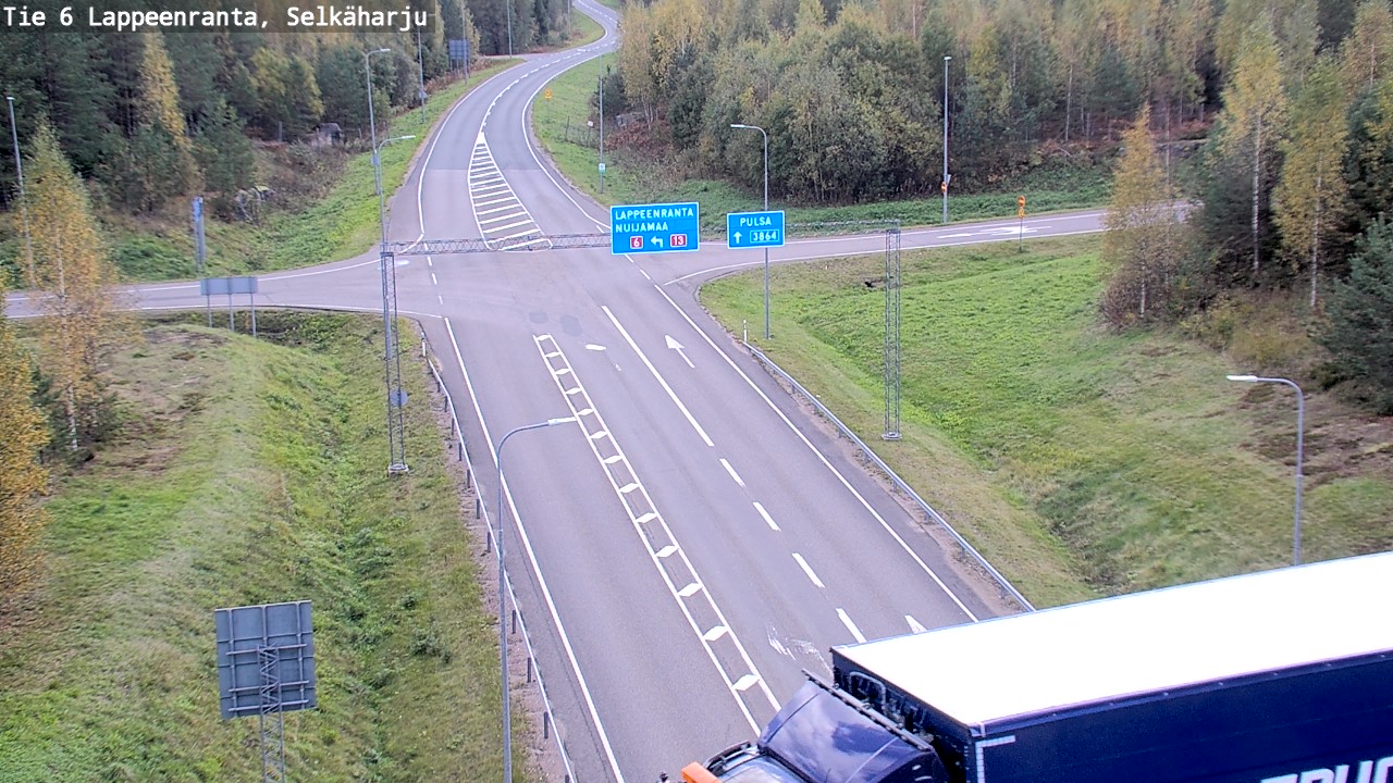 Weather Camera Image Road 6 Lappeenranta, Selkäharju, Lappeenranta, Etelä-Karjala
