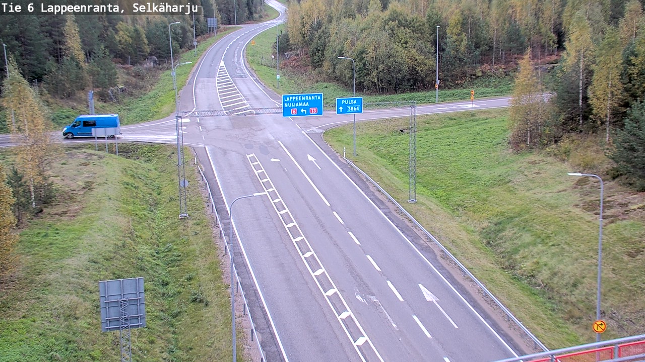 Weather Camera Image Road 6 Lappeenranta, Selkäharju, Lappeenranta, Etelä-Karjala