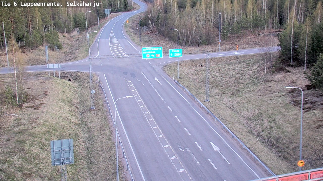 Weather Camera Image Road 6 Lappeenranta, Selkäharju, Lappeenranta, Etelä-Karjala