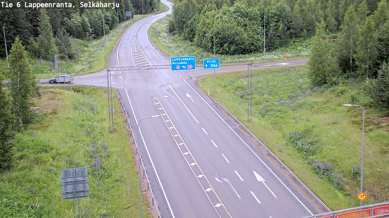 Weather Camera Image Road 6 Lappeenranta, Selkäharju, Lappeenranta, Etelä-Karjala