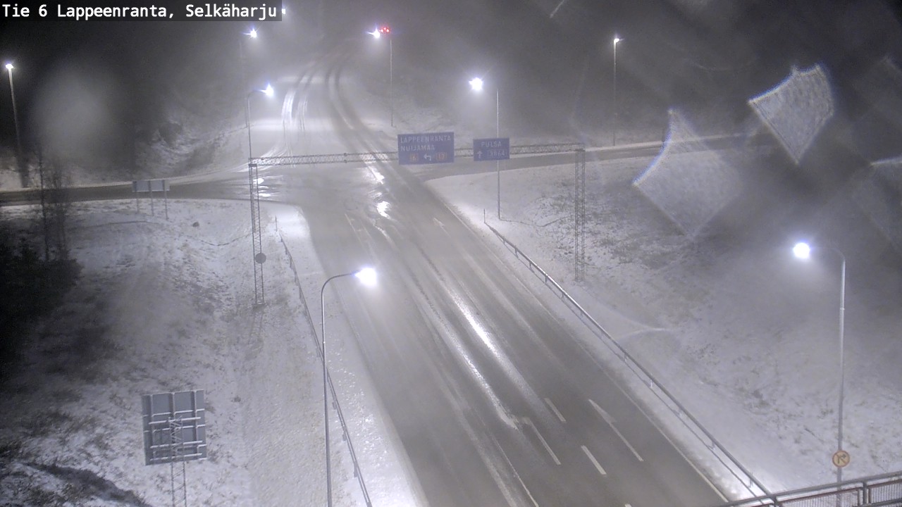 Weather Camera Image Road 6 Lappeenranta, Selkäharju, Lappeenranta, Etelä-Karjala