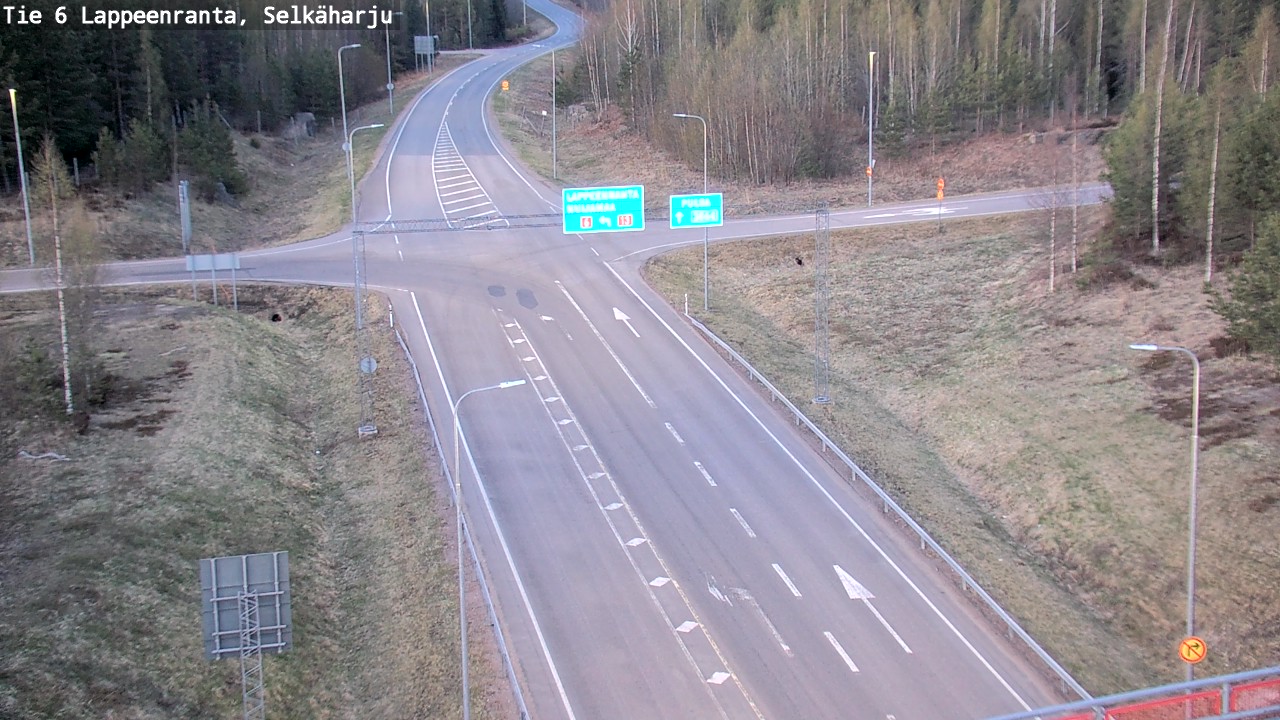 Weather Camera Image Road 6 Lappeenranta, Selkäharju, Lappeenranta, Etelä-Karjala