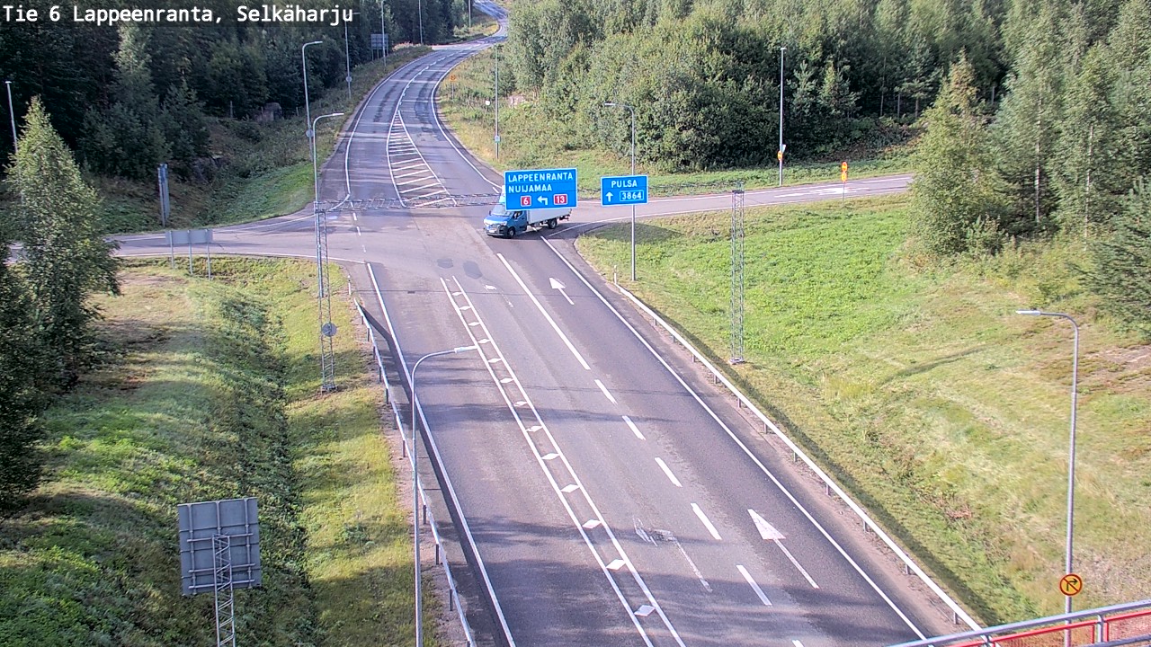 Weather Camera Image Road 6 Lappeenranta, Selkäharju, Lappeenranta, Etelä-Karjala