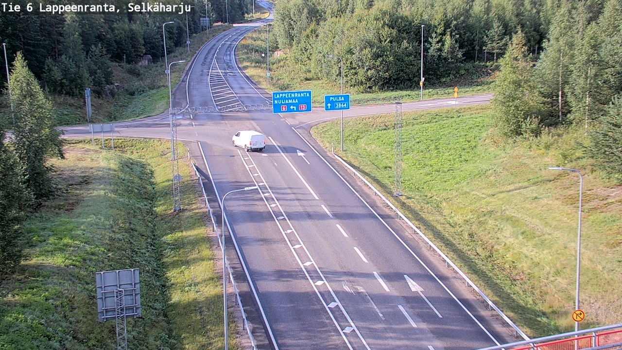 Weather Camera Image Road 6 Lappeenranta, Selkäharju, Lappeenranta, Etelä-Karjala