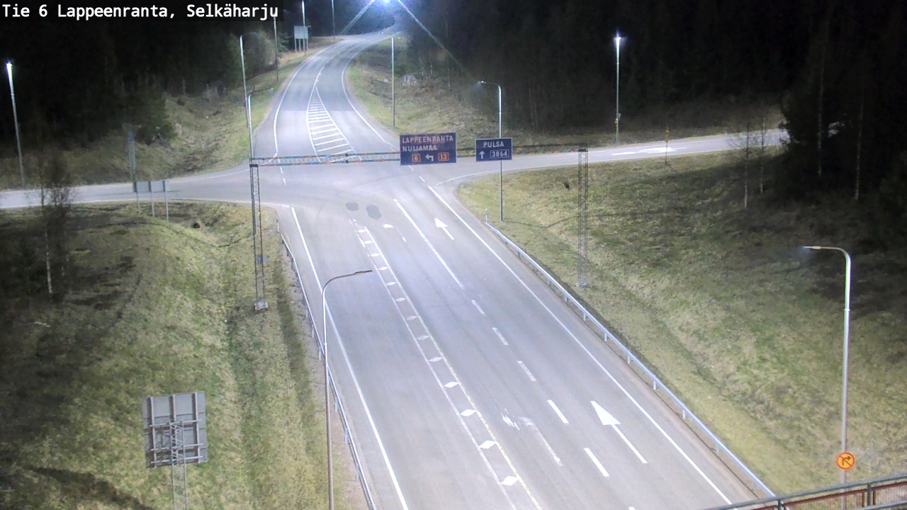 Weather Camera Image Road 6 Lappeenranta, Selkäharju, Lappeenranta, Etelä-Karjala