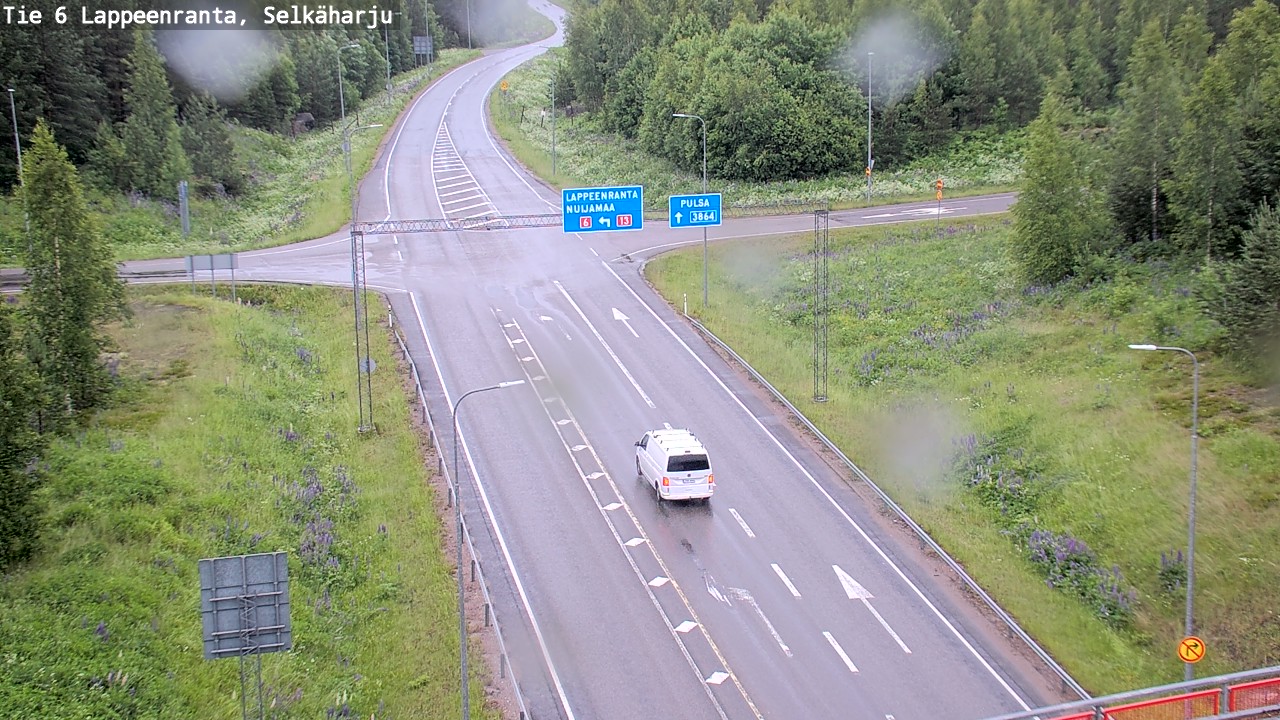 Weather Camera Image Road 6 Lappeenranta, Selkäharju, Lappeenranta, Etelä-Karjala