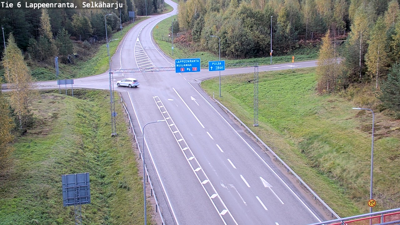 Weather Camera Image Road 6 Lappeenranta, Selkäharju, Lappeenranta, Etelä-Karjala