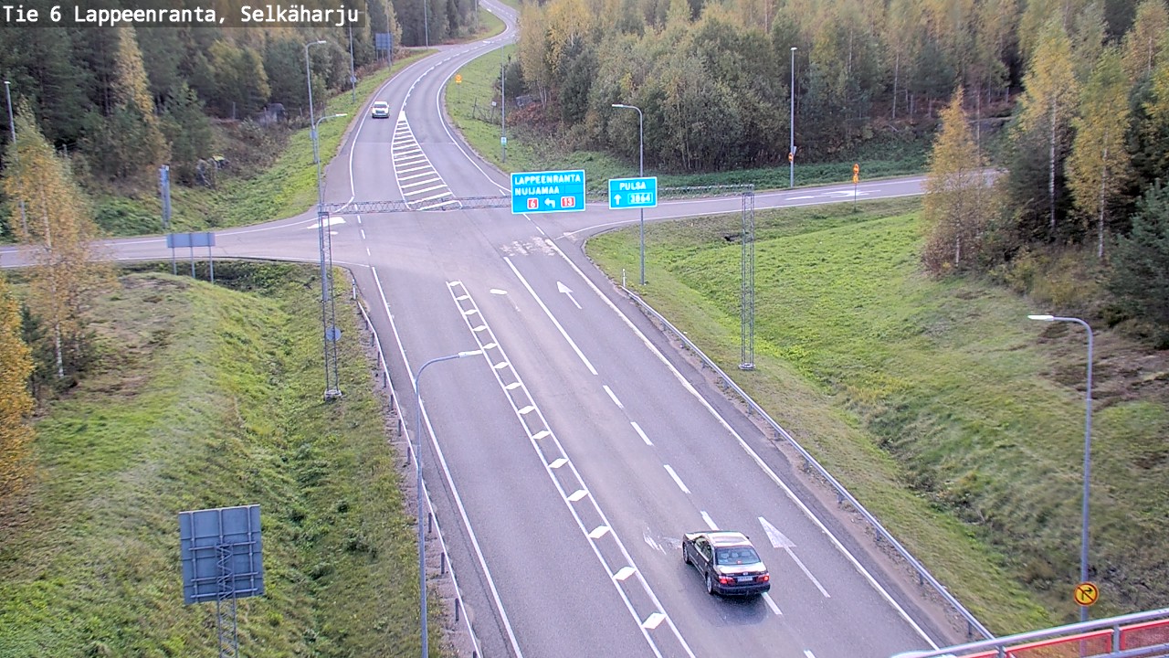 Weather Camera Image Road 6 Lappeenranta, Selkäharju, Lappeenranta, Etelä-Karjala