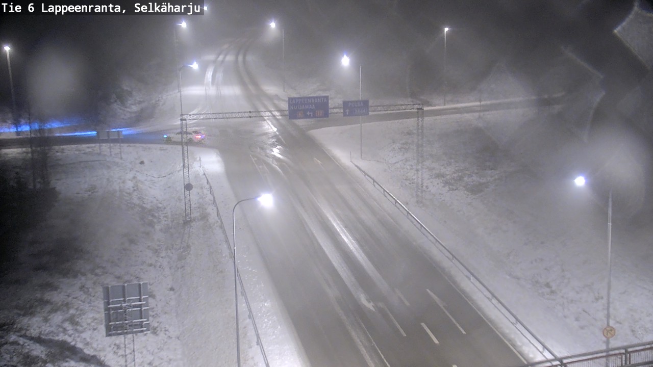 Weather Camera Image Road 6 Lappeenranta, Selkäharju, Lappeenranta, Etelä-Karjala