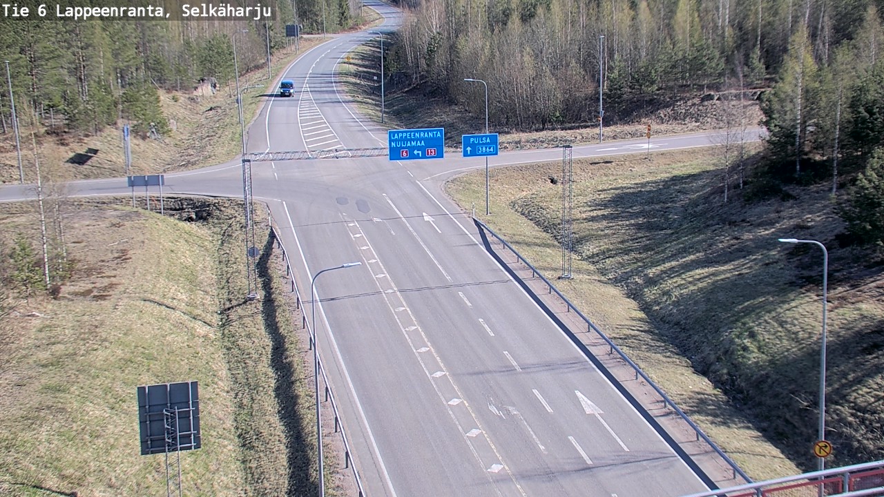 Weather Camera Image Road 6 Lappeenranta, Selkäharju, Lappeenranta, Etelä-Karjala