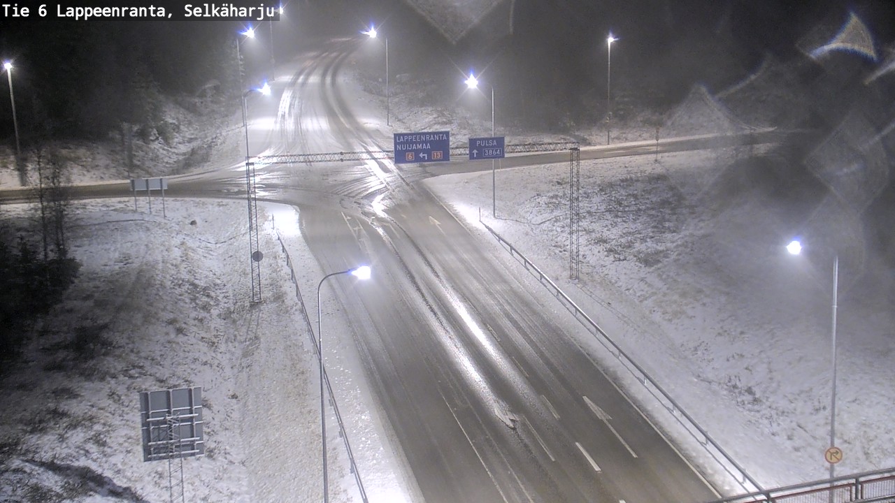 Weather Camera Image Road 6 Lappeenranta, Selkäharju, Lappeenranta, Etelä-Karjala