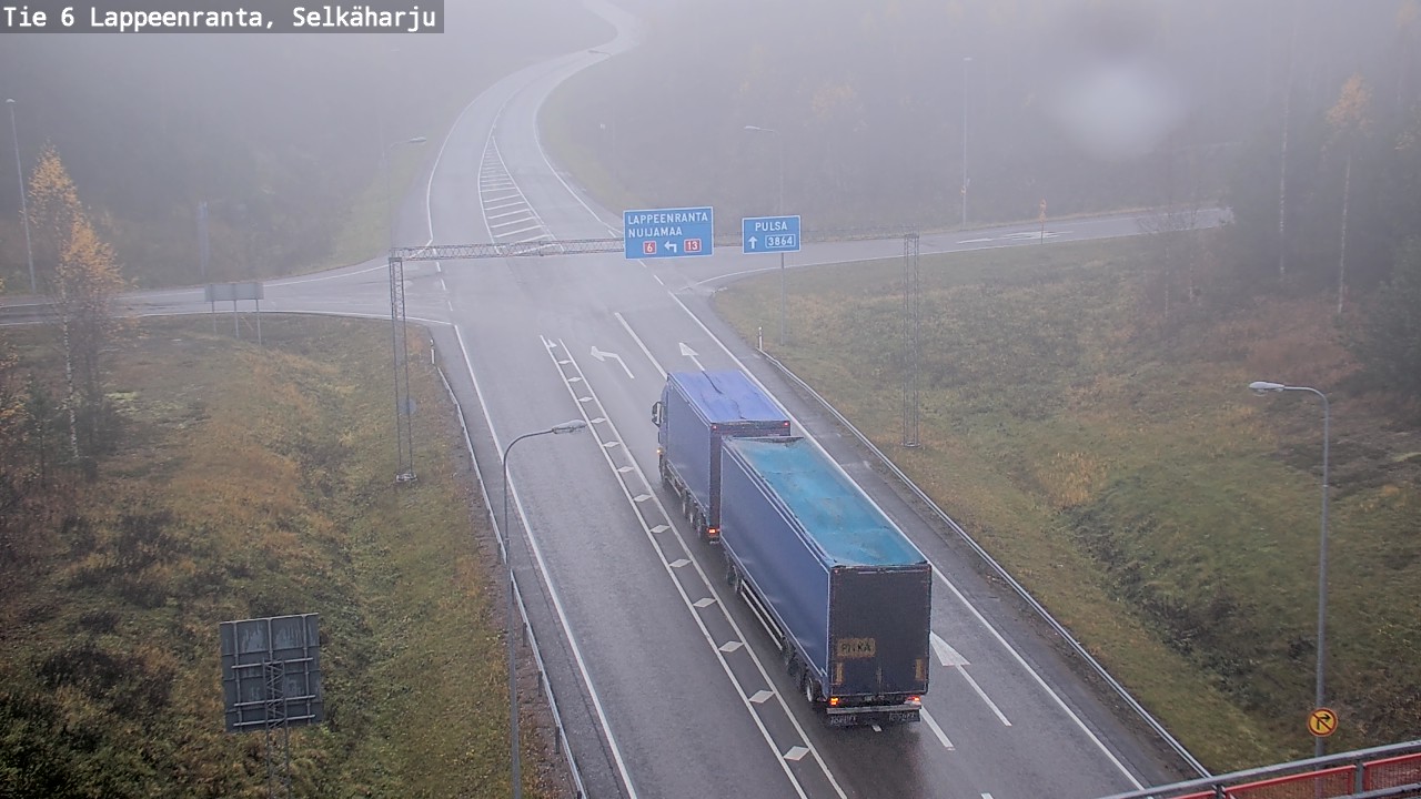 Kelikamerat Kuva Tie 6 Lappeenranta, Selkäharju, Lappeenranta, Etelä-Karjala