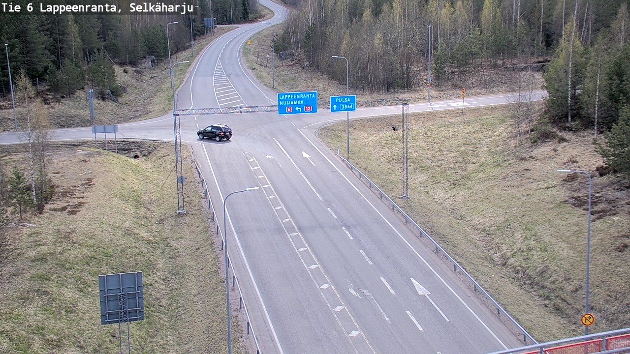 Weather Camera Image Road 6 Lappeenranta, Selkäharju, Lappeenranta, Etelä-Karjala
