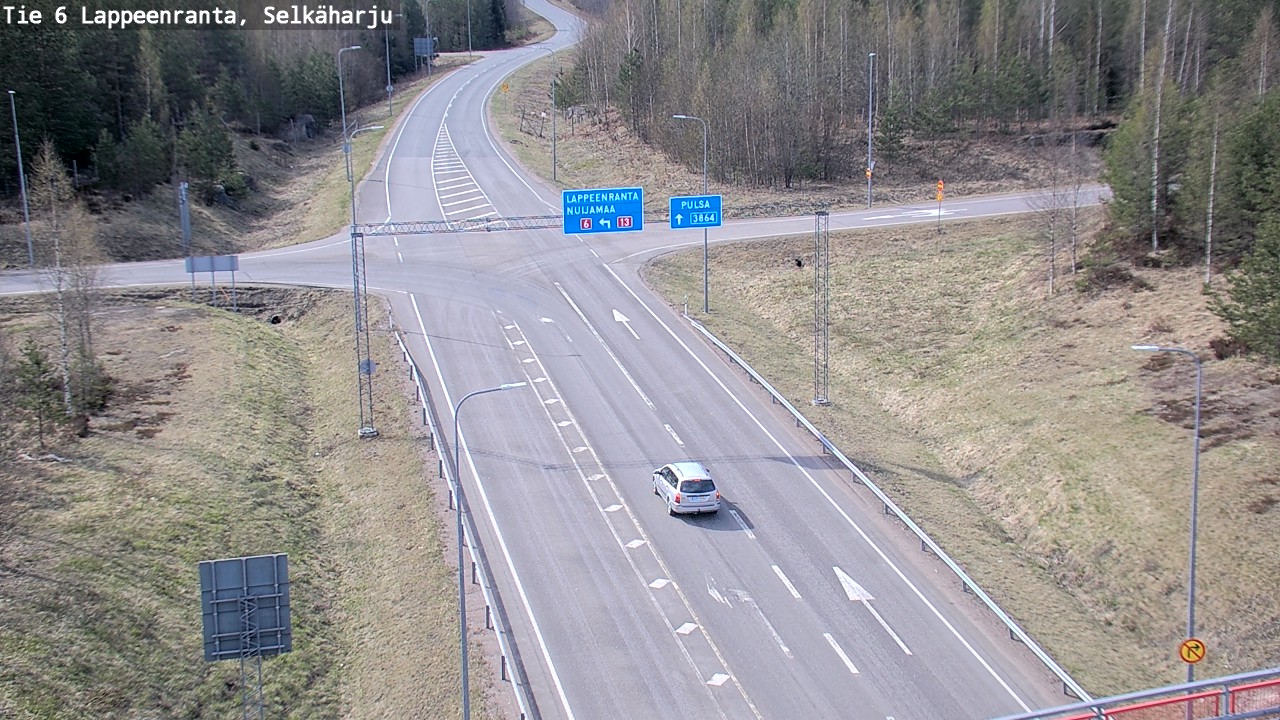 Weather Camera Image Road 6 Lappeenranta, Selkäharju, Lappeenranta, Etelä-Karjala