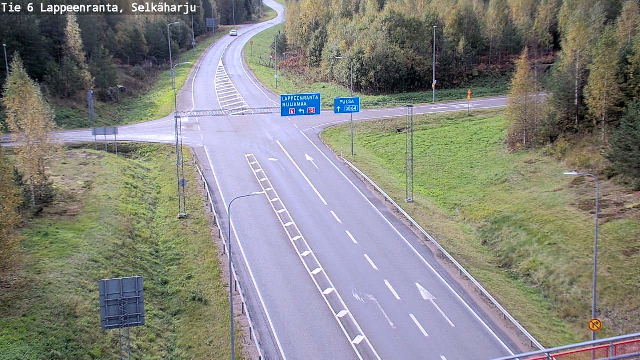 Weather Camera Image Road 6 Lappeenranta, Selkäharju, Lappeenranta, Etelä-Karjala