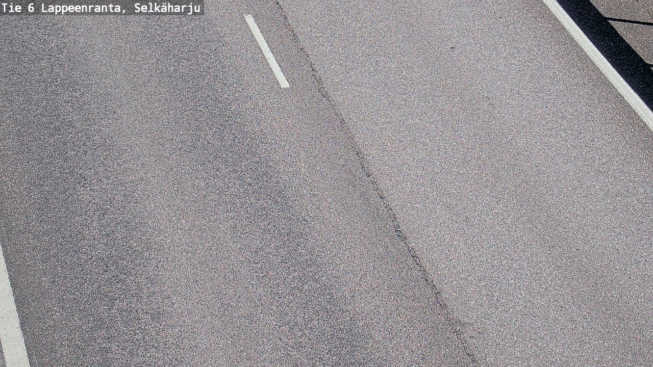 Weather Camera Image Road 6 Lappeenranta, Selkäharju, Lappeenranta, Etelä-Karjala