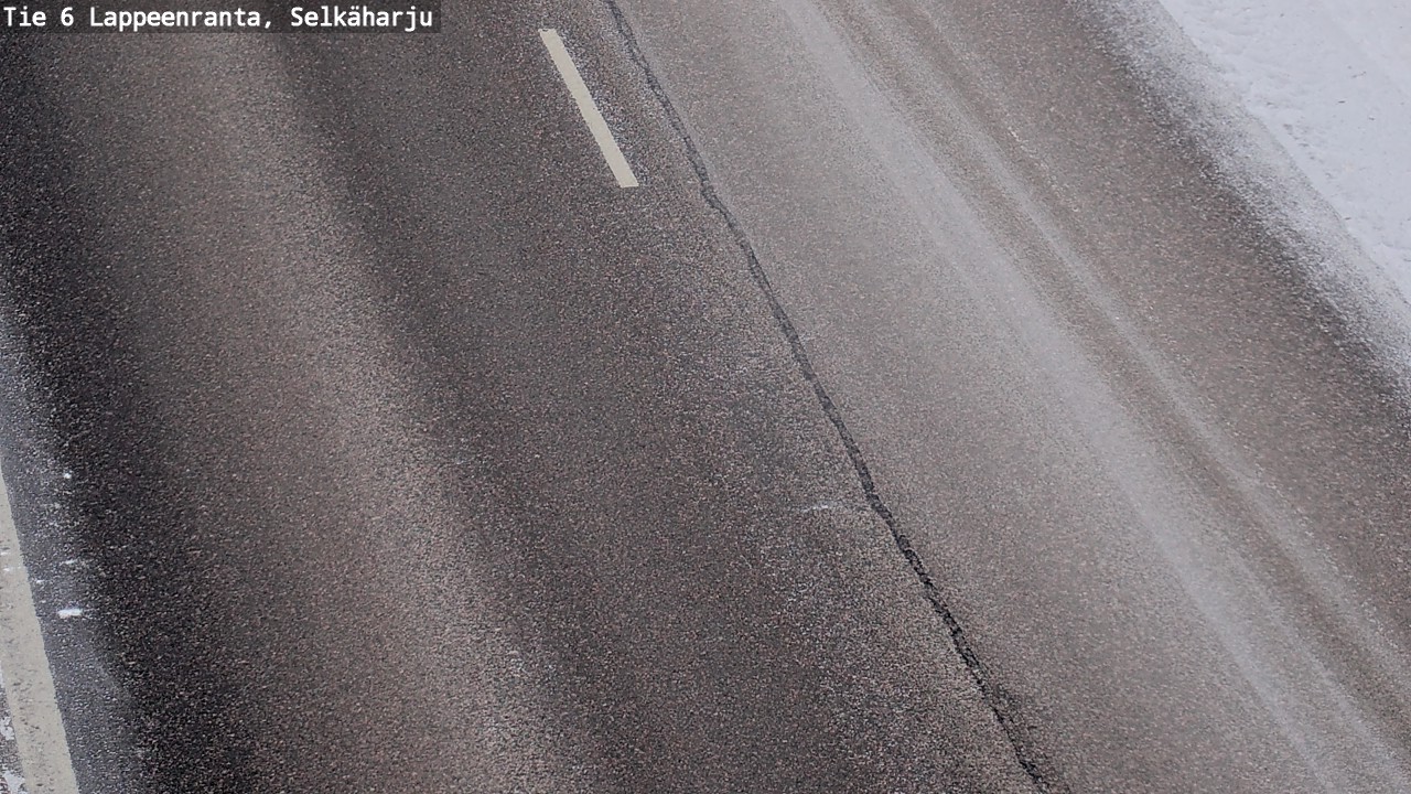Weather Camera Image Road 6 Lappeenranta, Selkäharju, Lappeenranta, Etelä-Karjala