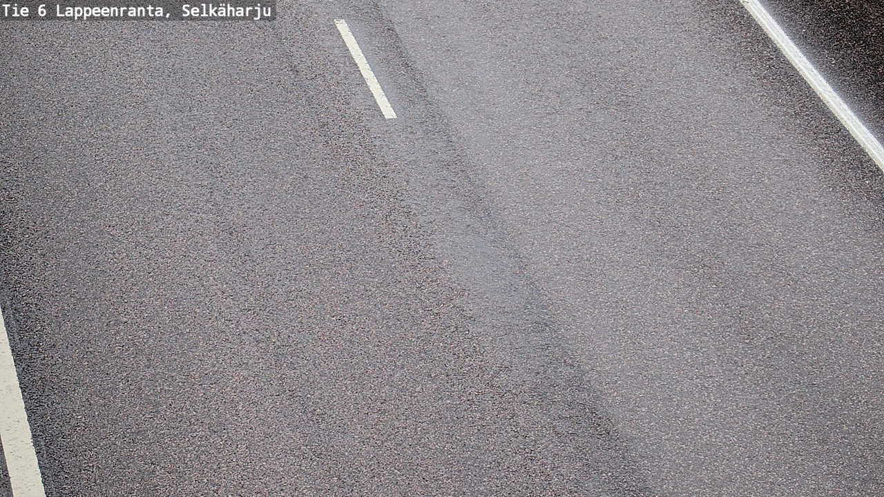 Weather Camera Image Väg 6 Villmanstrand, Selkäharju, Lappeenranta, Etelä-Karjala