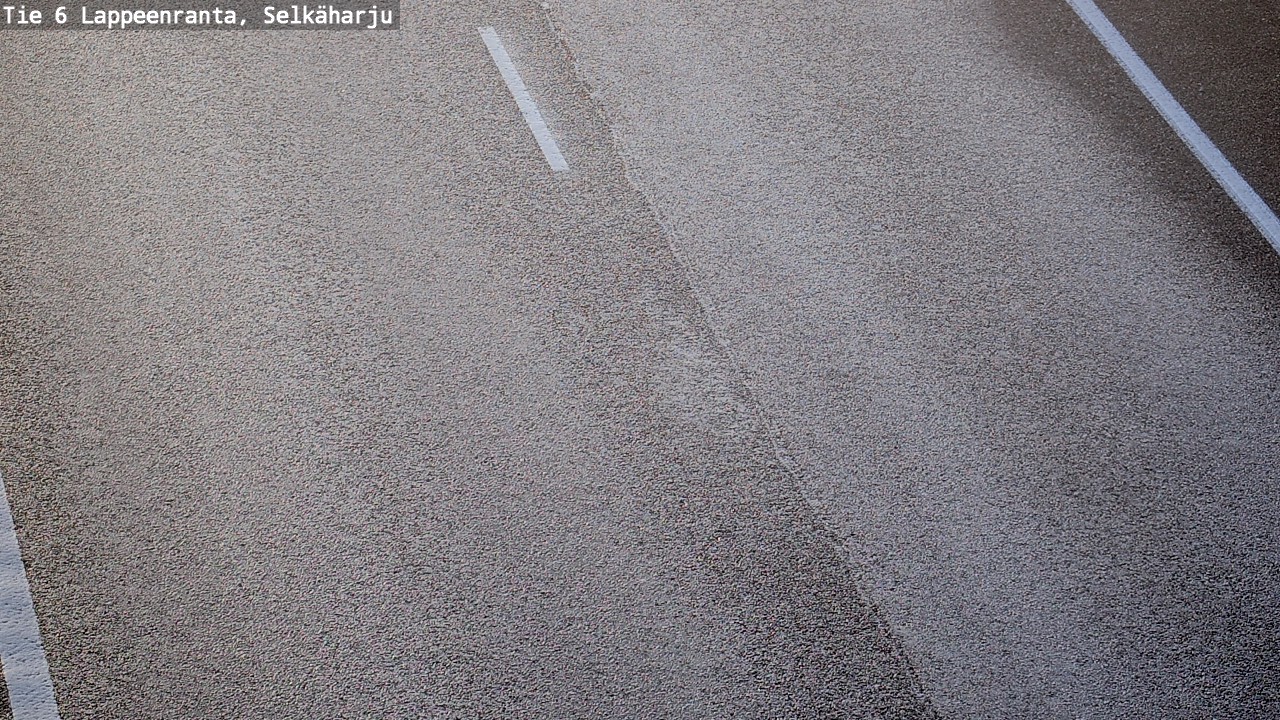 Weather Camera Image Road 6 Lappeenranta, Selkäharju, Lappeenranta, Etelä-Karjala